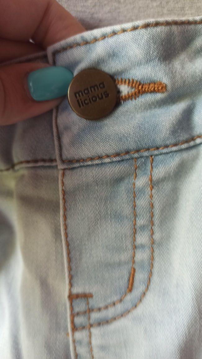 Spodnie ciążowe jeans mamaliclous