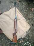 Carabina de ar comprimido HW55 mais alvos.