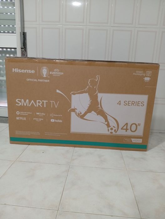 Smart TV hisense nova embalada