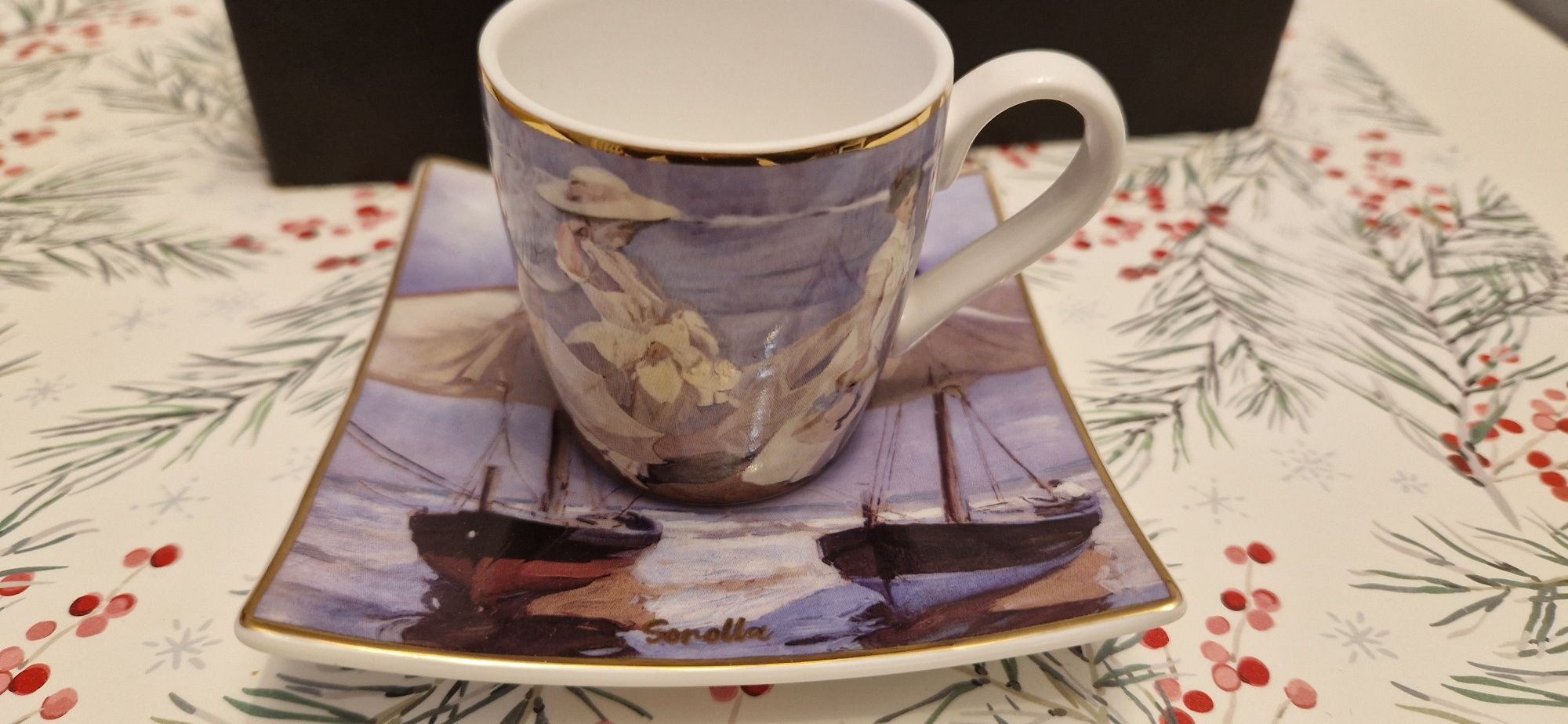 Filiżanka espresso Strolling Along the Seashore 100 ml Joaquin Sorolla