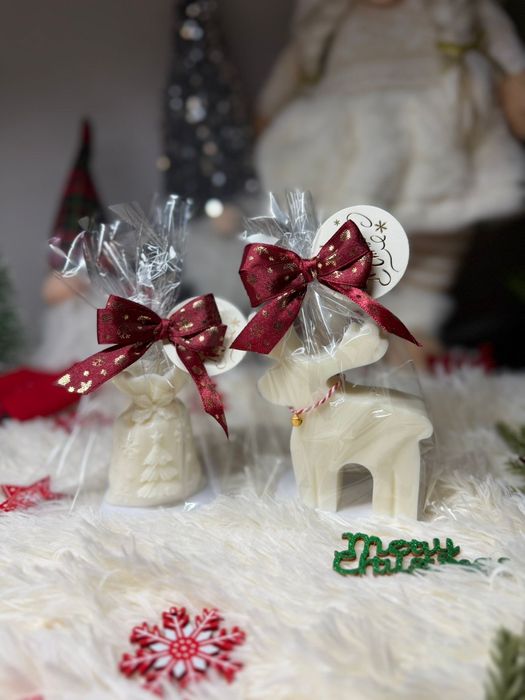 Świateczne świeczki sojowe