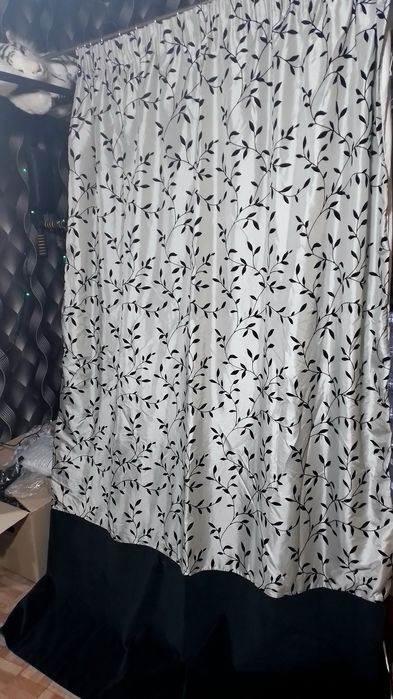 Тесьма+кольца+крючки.штора. портьера.плотная.качественная..235х160