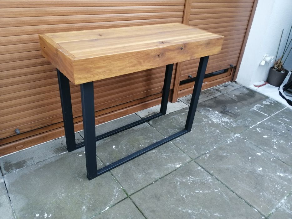 Konsola,stół loftowa dębowa.
