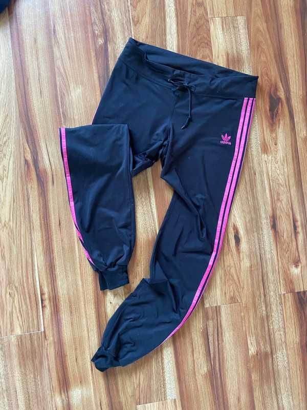 x l 42 dres sportowy spodnie haremki alladynki leggins czarne bieganie