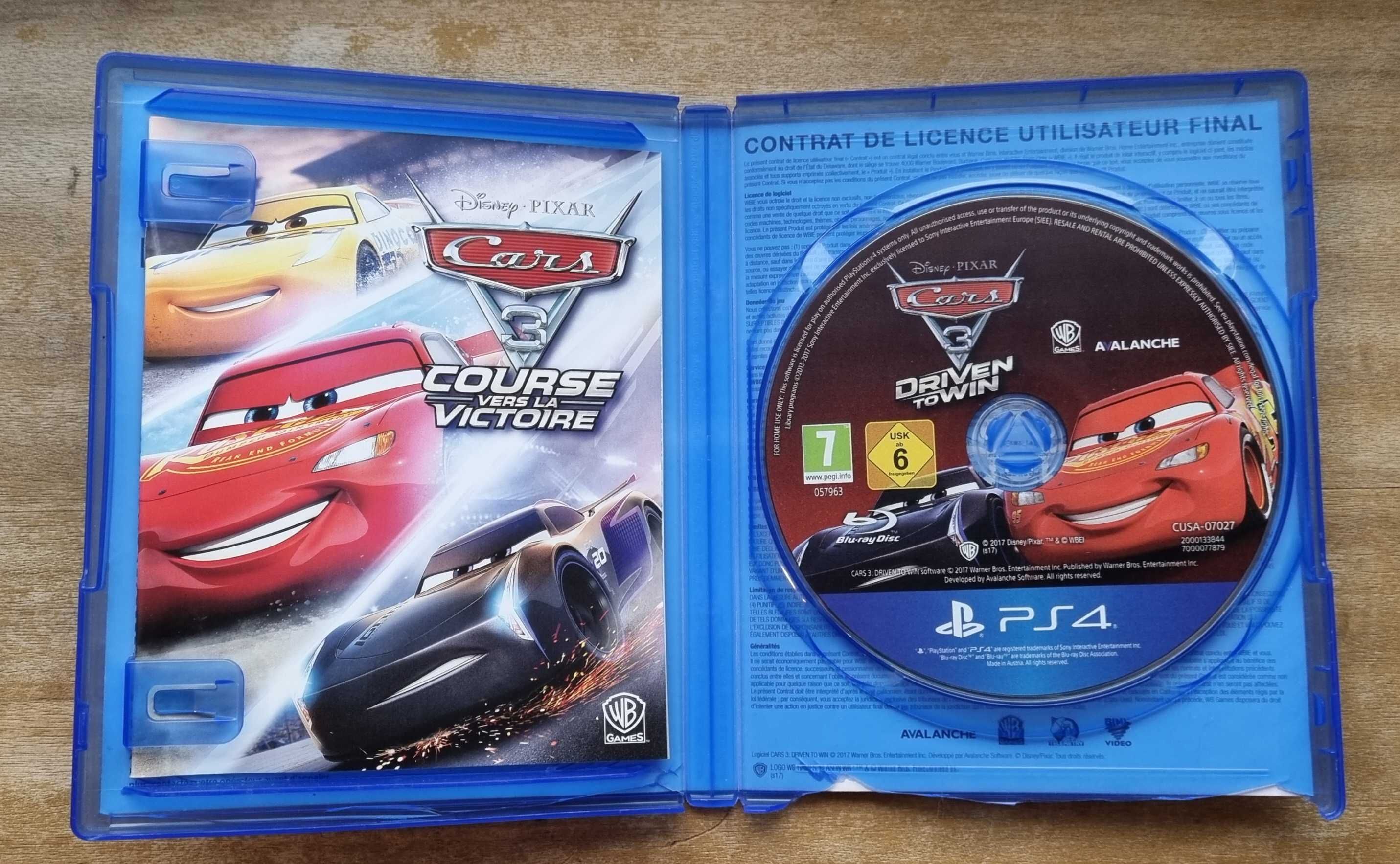 Jogo Cars 3 para ps4