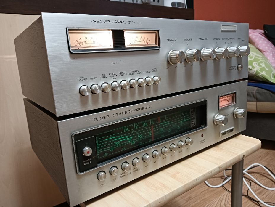 Unitra wersja na eksport wzmacniacz i radio