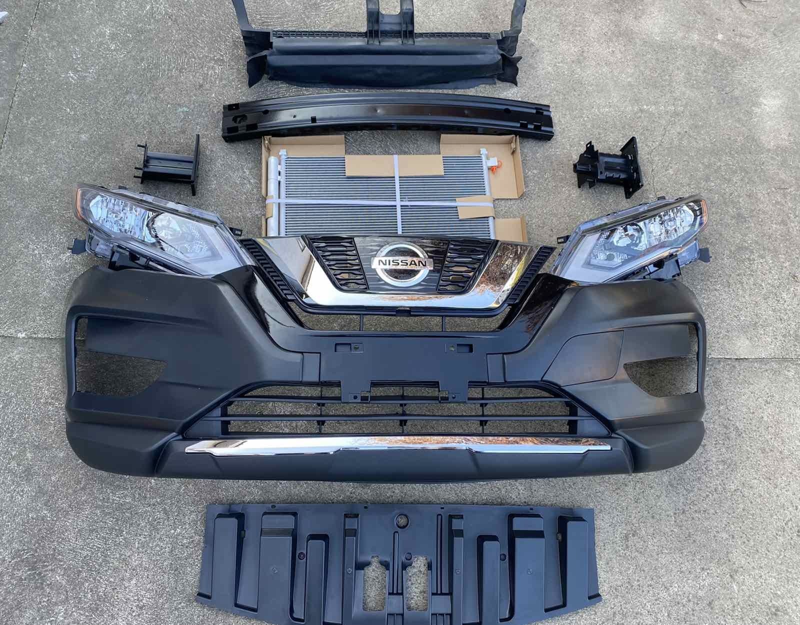 Заглушки туманок Nissan rogue левая Заглушка ПТФ правая противотуманки