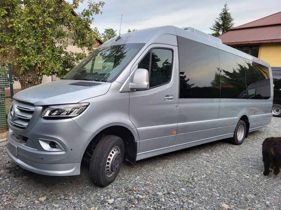 Mercedes-Benz Sprinter  190PS 24 Miejsca Webasto 2xKlima TV Kamera Nowy!