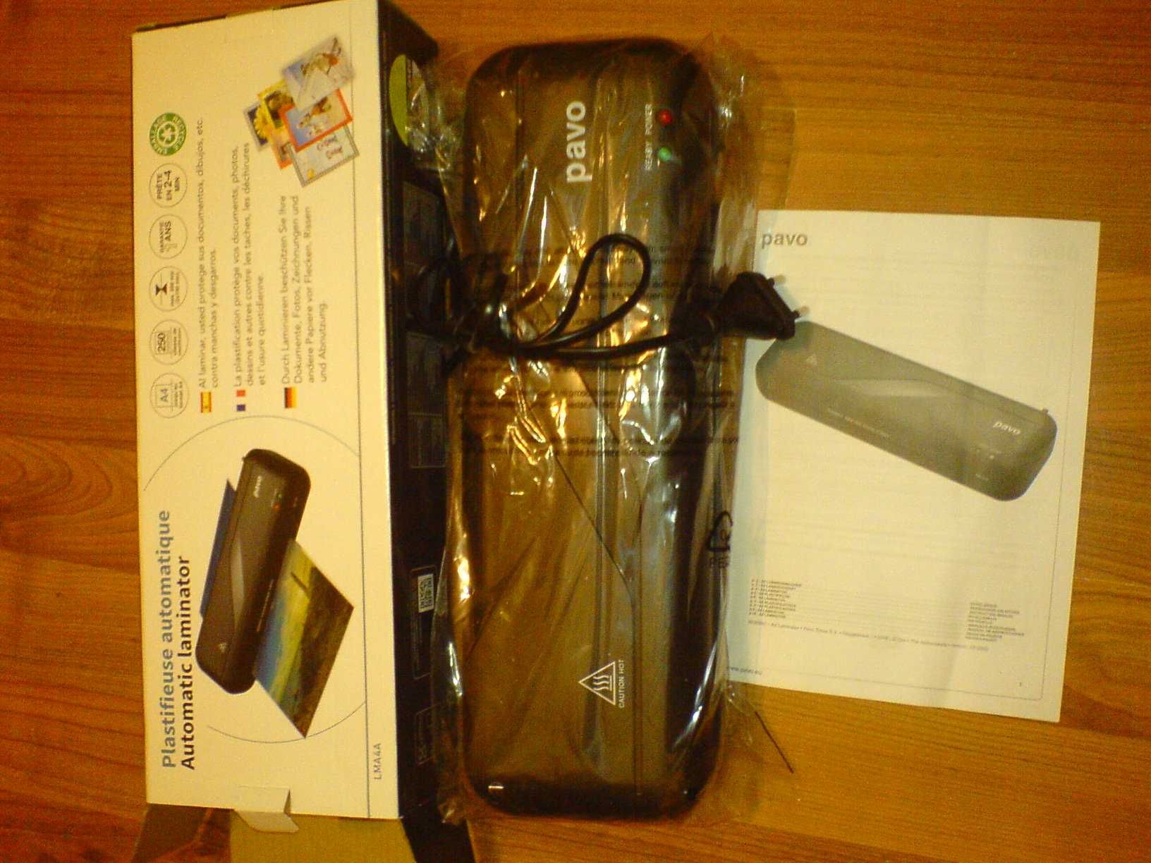 Laminator dokumentów pavo 250 mm/min szer. laminowania 236 mm automat