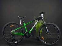Велосипед AL 27,5" Leon XC 100 HDD рама-16" чорний з зеленим 2025