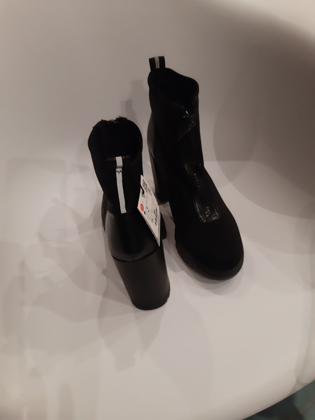 Buty kozaki zara półbuty czółenka 39 zara women ekspres tkanina