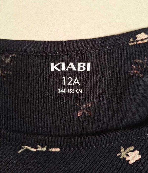 Kiabi // Vestido de algodão manga comprida 11-12 anos