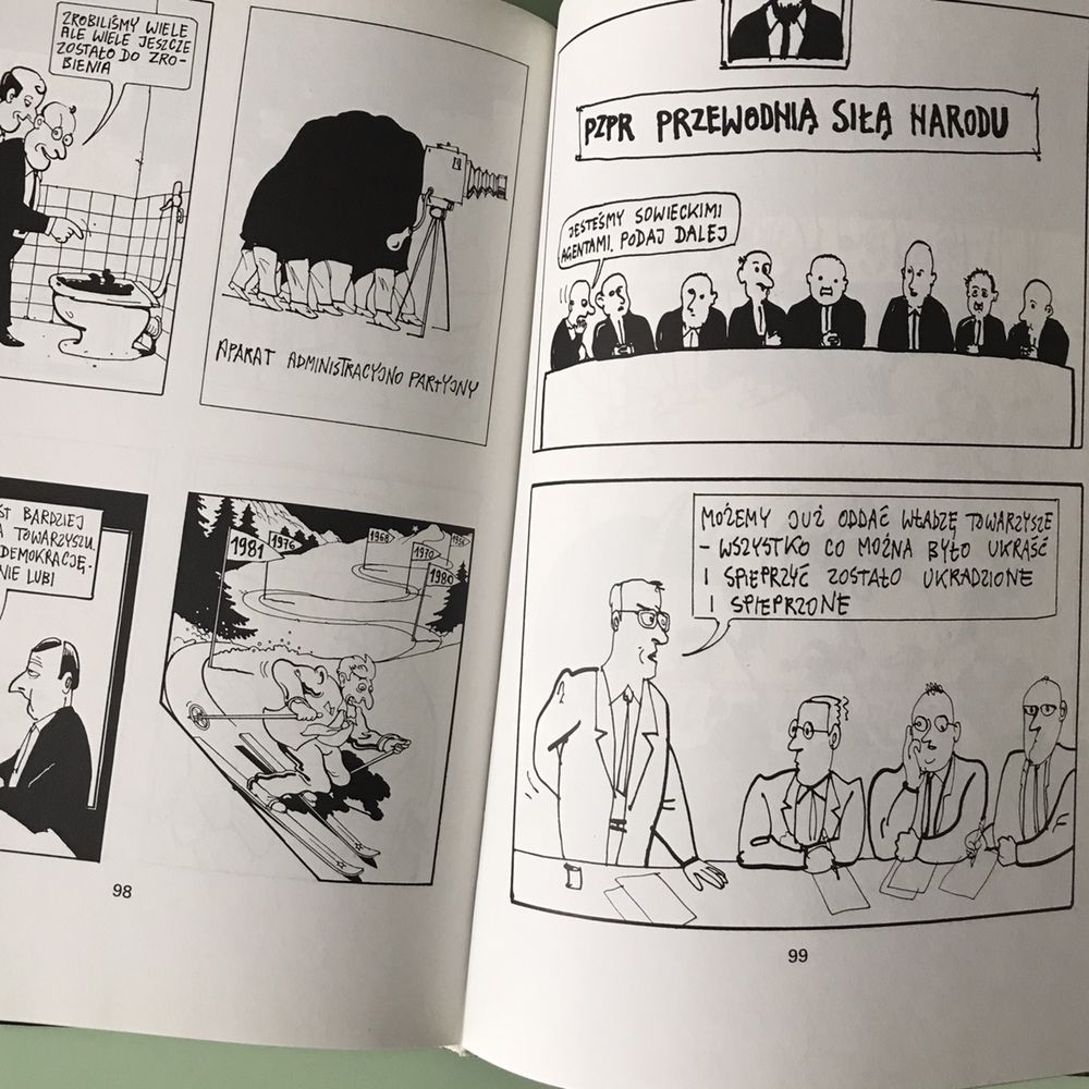 Andrzej Mleczko Rysunki 1991 satyra komiks