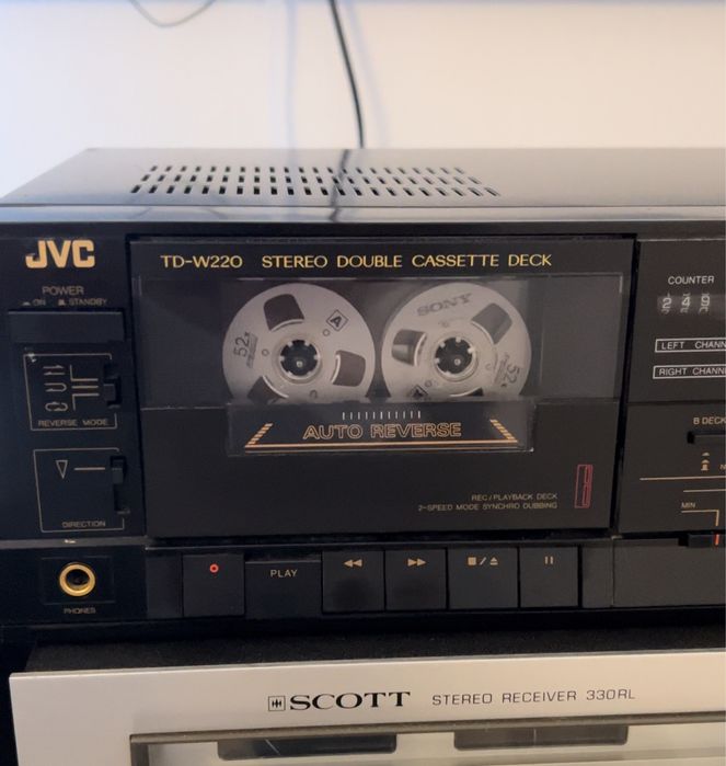 JVC TD- X201G кассетная дека 1986 год..