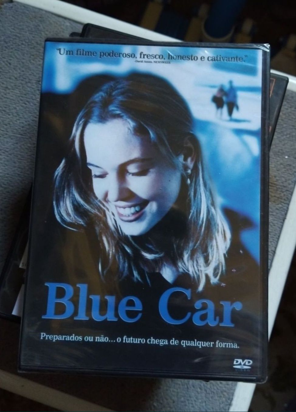 Blue car.          .