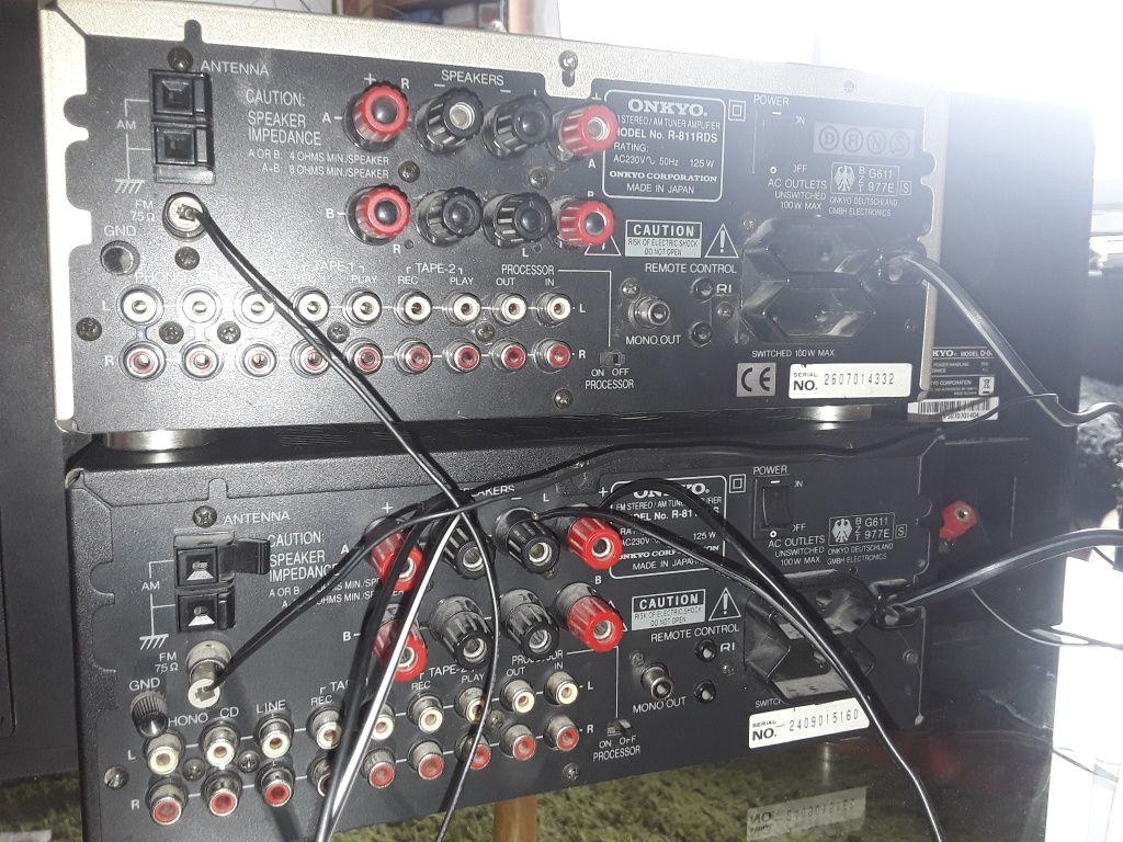 w piątek i sobotę 260zl Onkyo amplituner  R-811RDS szampański czarny
