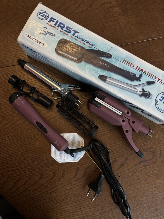 Випрямляч для волосся, щипці, гофре first austria fa-5669-3