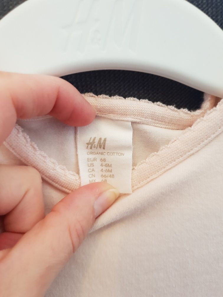 Elegancka tiulowa sukienka z body, H&M, 68