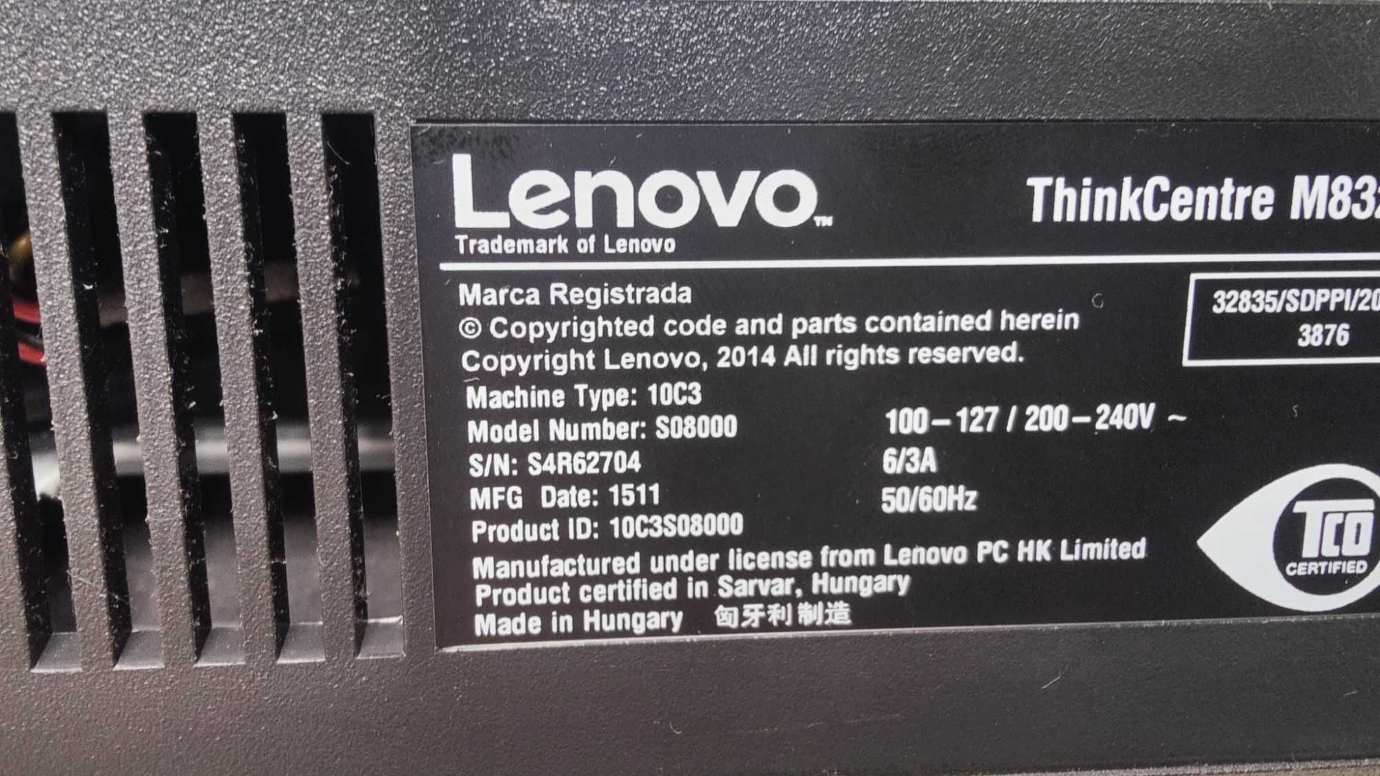 Komputer Lenovo On in All LENOVO AIO M83z Intel i5 Win
