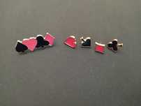 Piny przypinki pokerowe karty