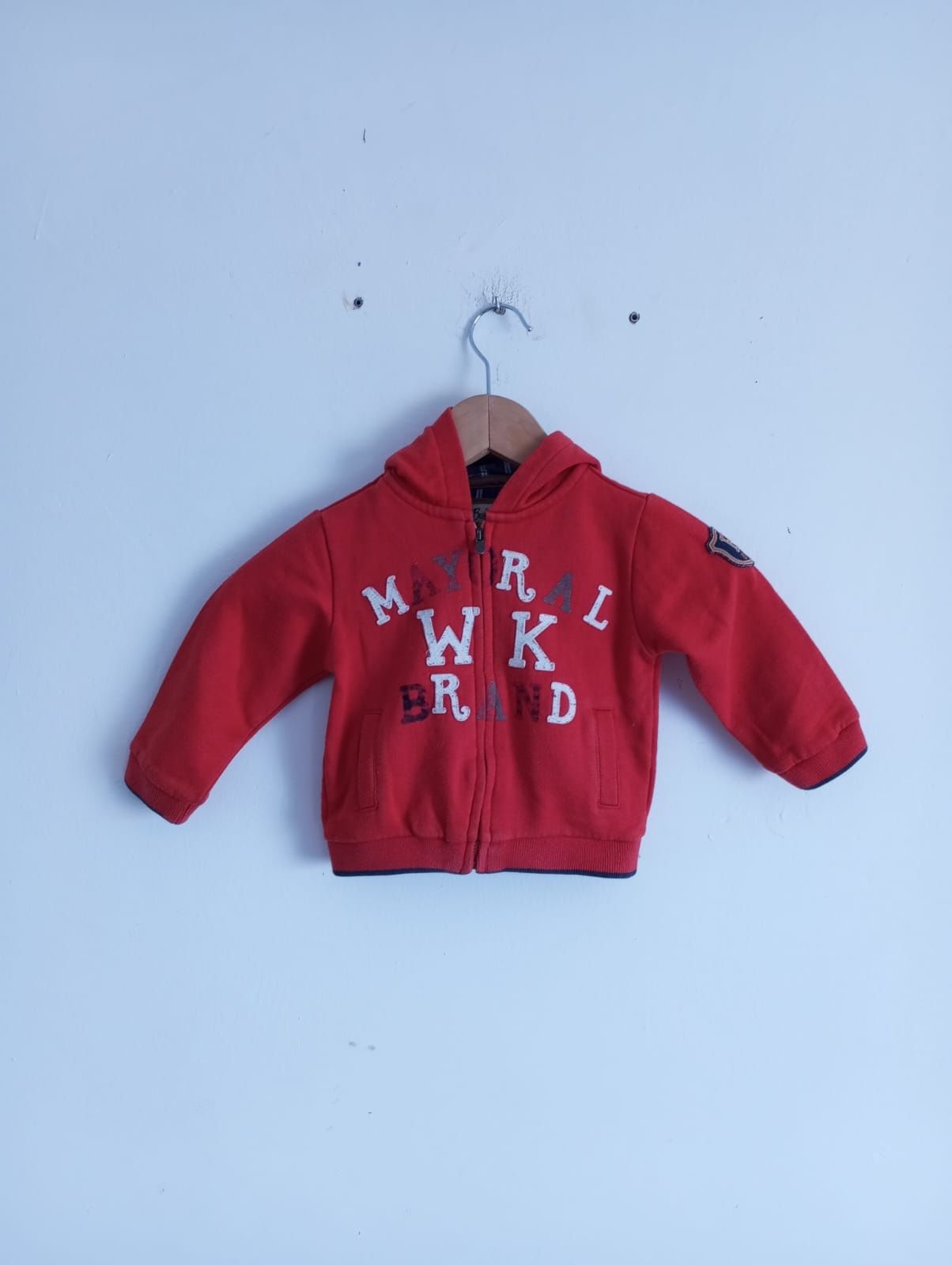 Casaco Hoodie Mayoral Tamanho 12 Meses