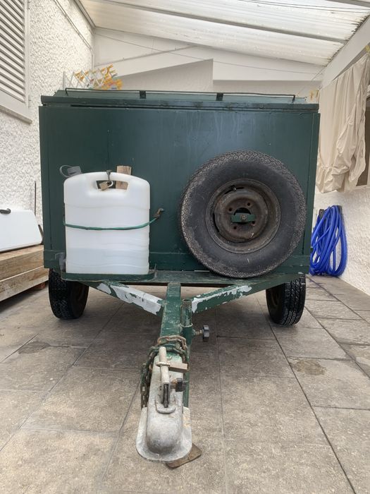 Atrelado cães caça