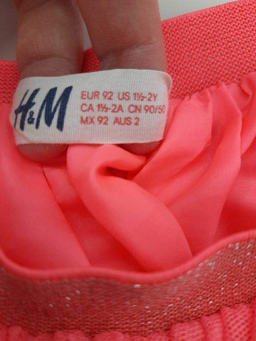 Spódniczka tiulowa róż H&M 92
