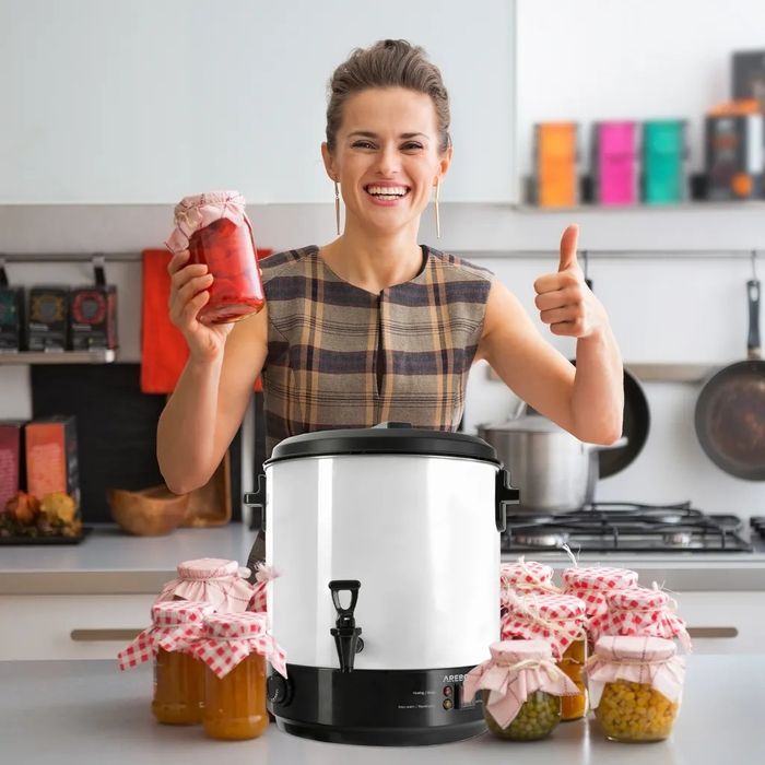 Arebos Automatyczny Sterylizator 28 L | Elektryczny dozownik gorących