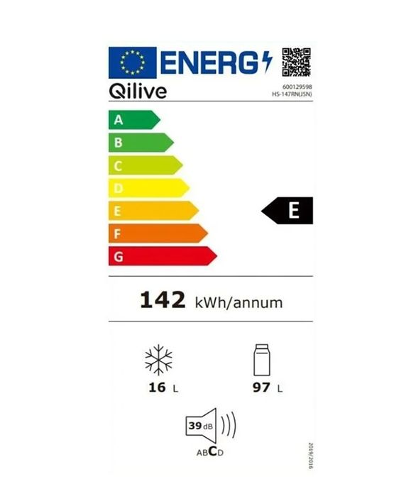 frigorífico de bancada qilive com congelador q.6646 d 113l