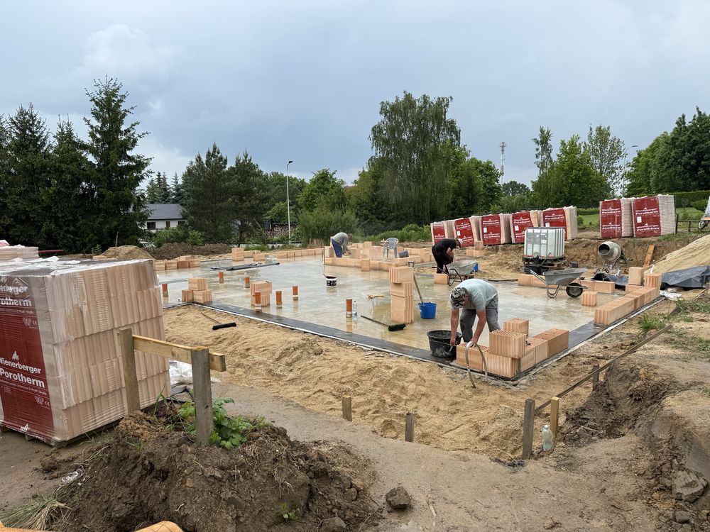 Budowa domów , plyty fundamentowe , projekty deweloperskie ,ocieplenia