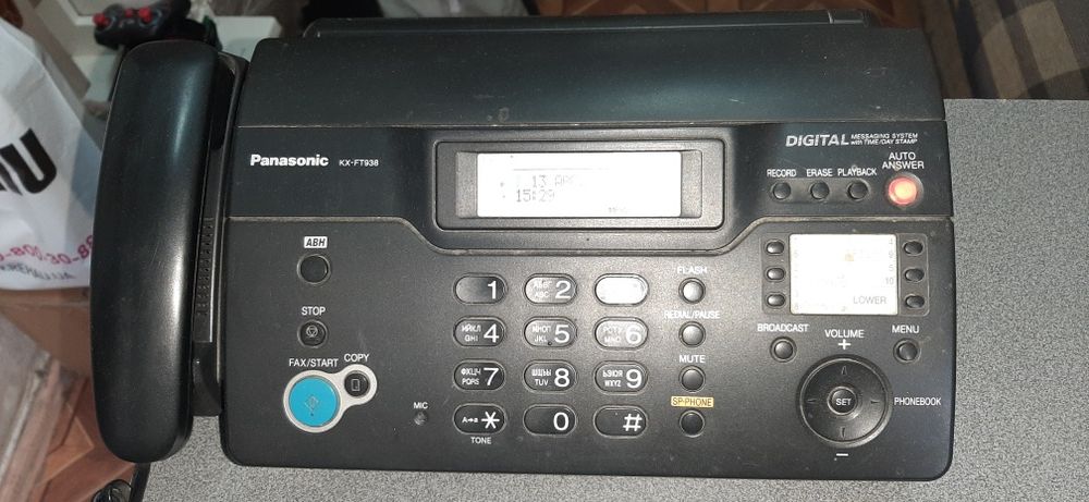 телефон факс Panasonic KX-FT938