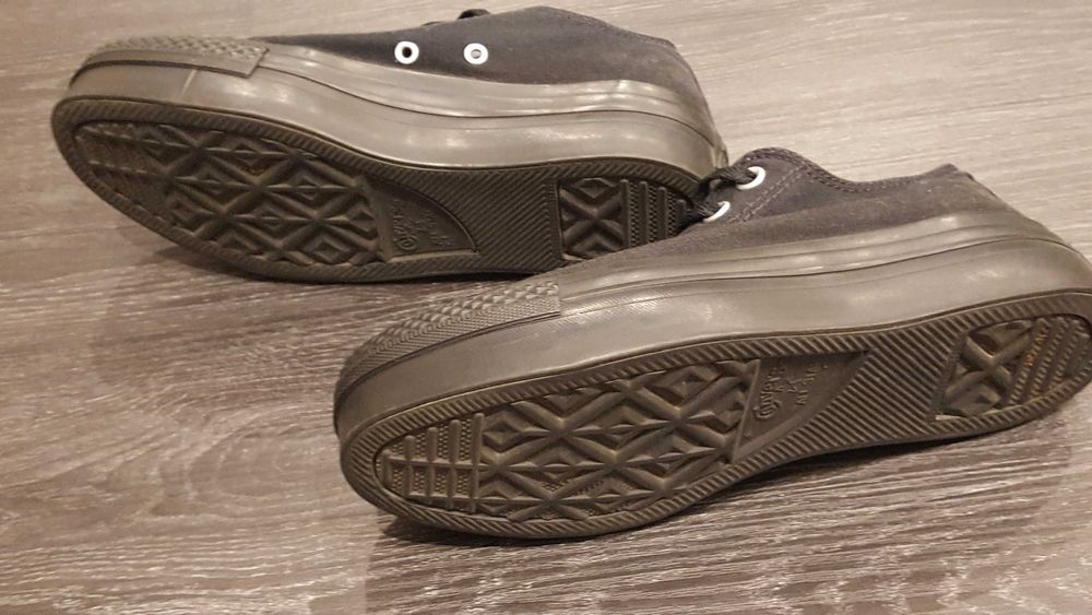 converse all star platform pretas