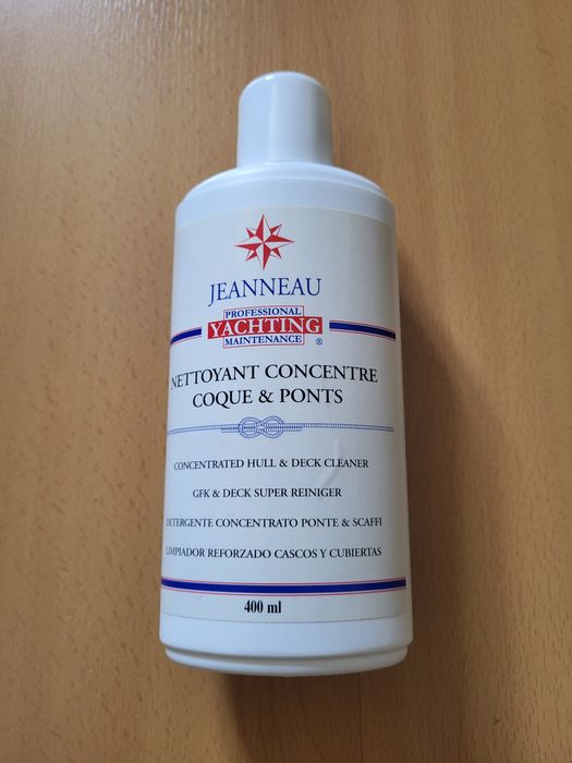 Produto para limpeza de cascos de barco Jeanneau