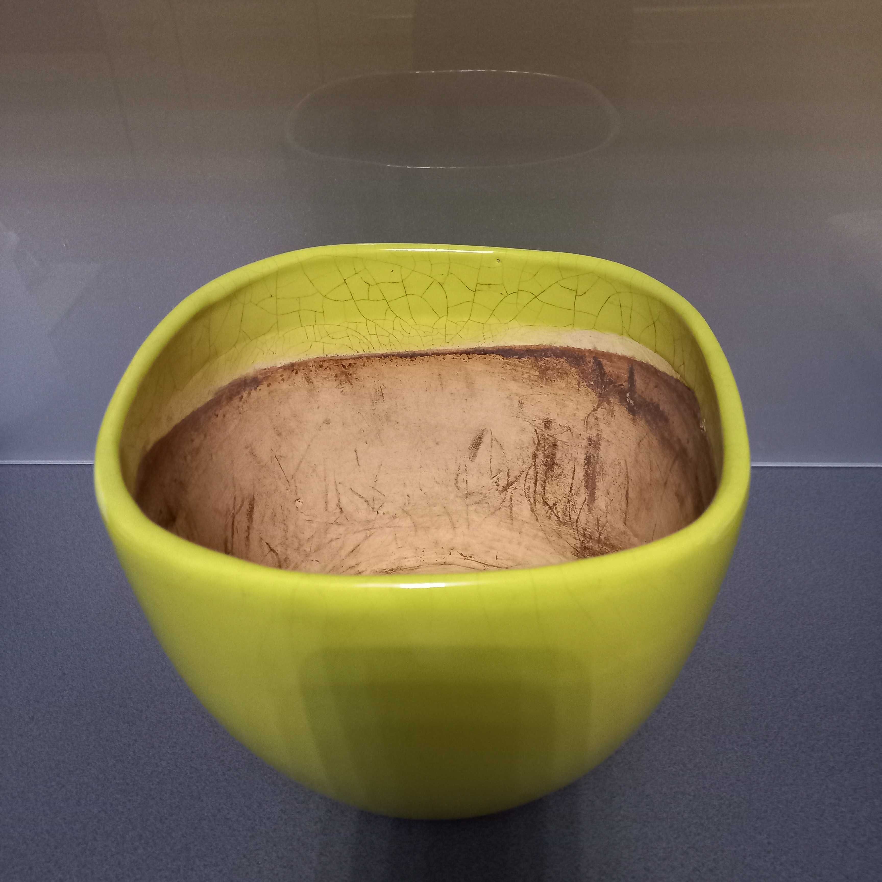 Doniczka ceramiczna 16 cm z podstawką