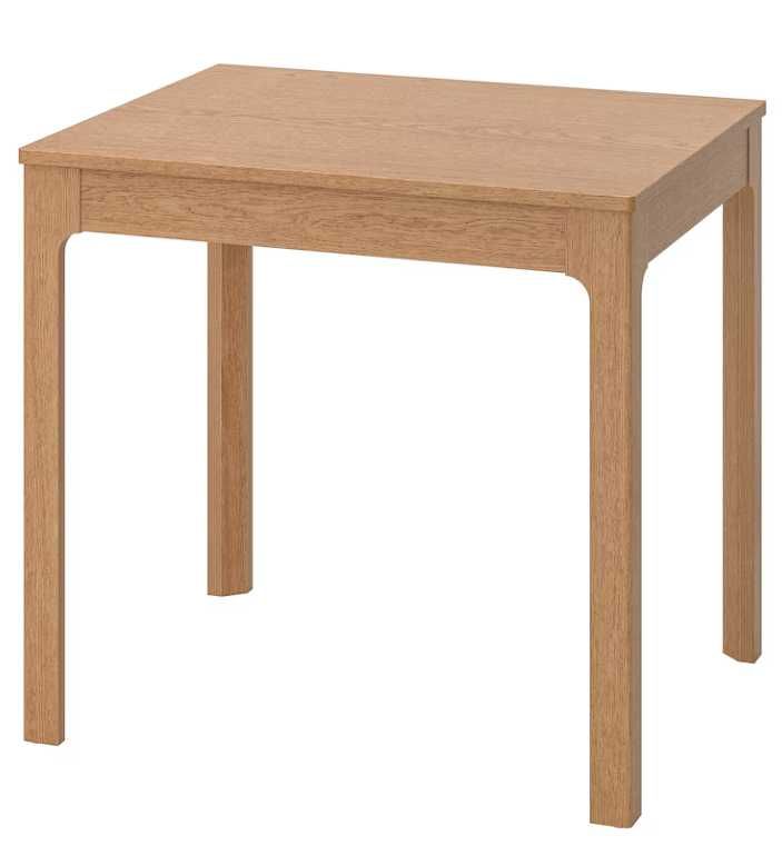 Stół rozkładany, dąb, 80/120x70 cm EKEDALEN ikea - UŻYWANY