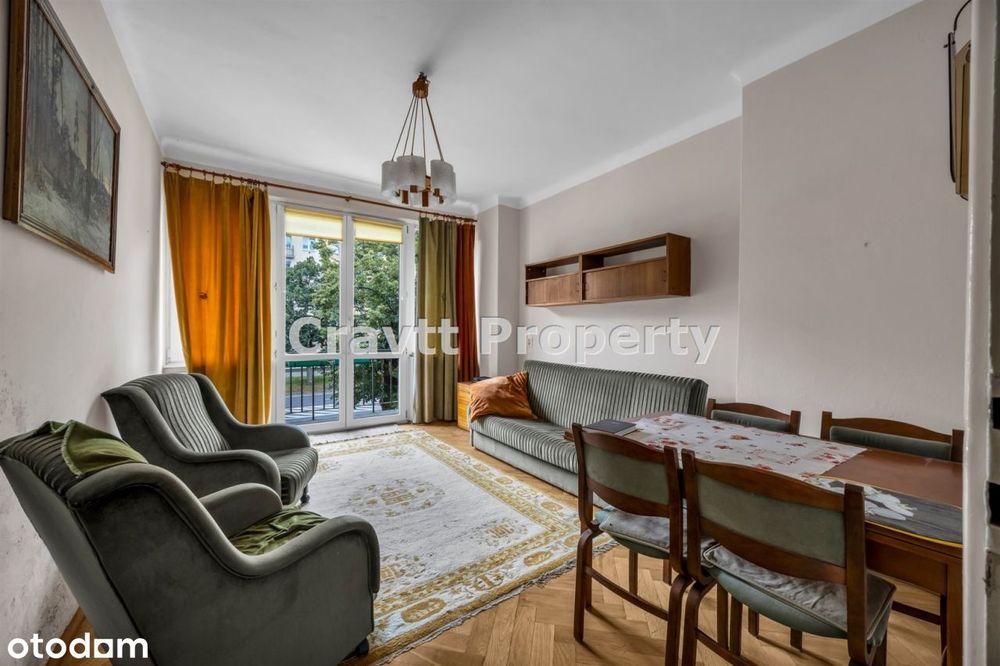 Dwustronne, rozkładowe dwa pokoje z balkonem