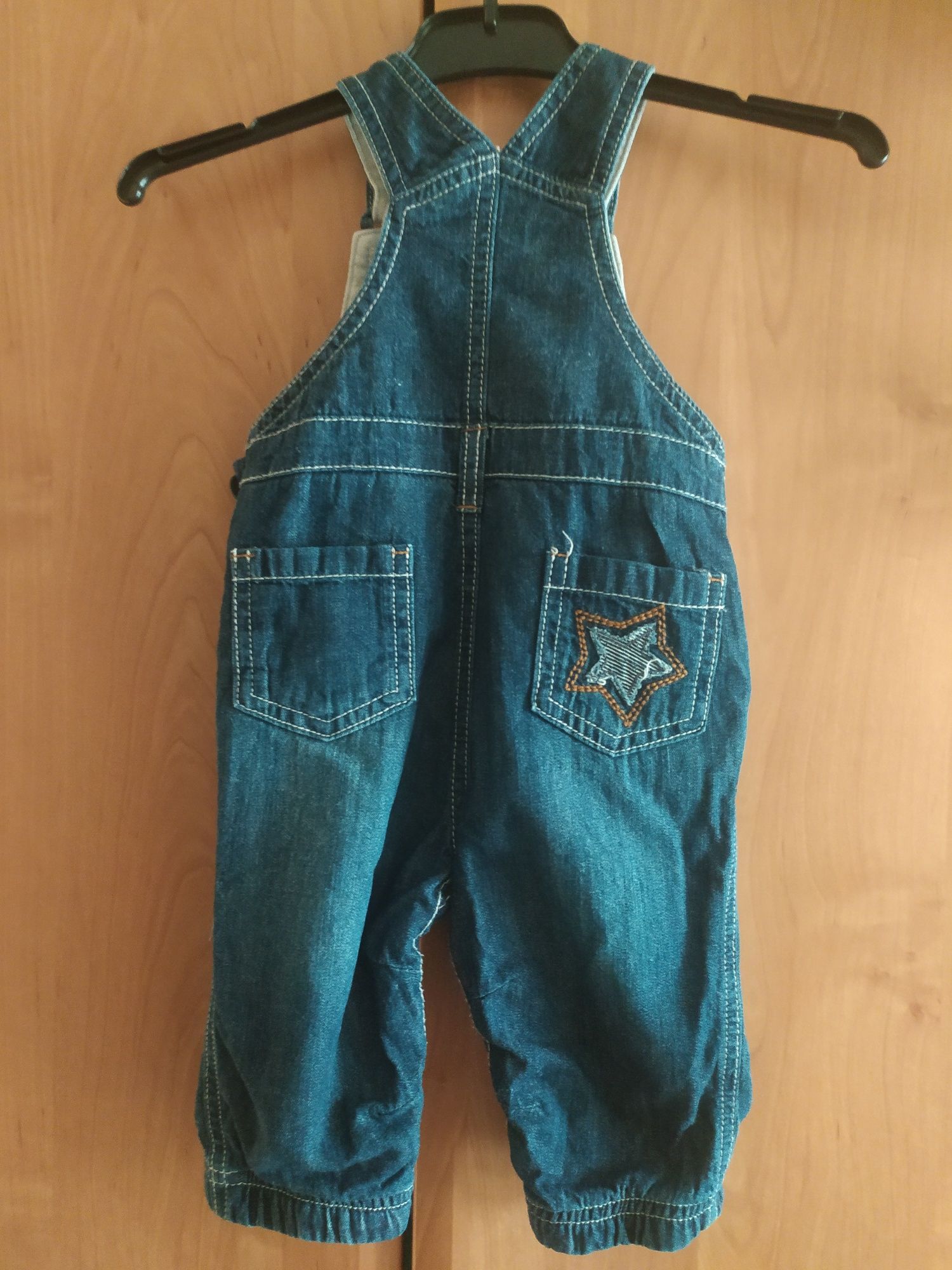 Spodnie rybaczki kombinezon jeansy dżinsy rozmiar 62/68