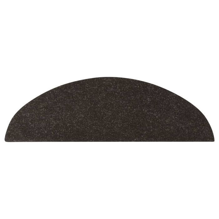 vidaXL Samoprzylepne nakładki na schody, 10 szt., czarne, 56x17x3 cm