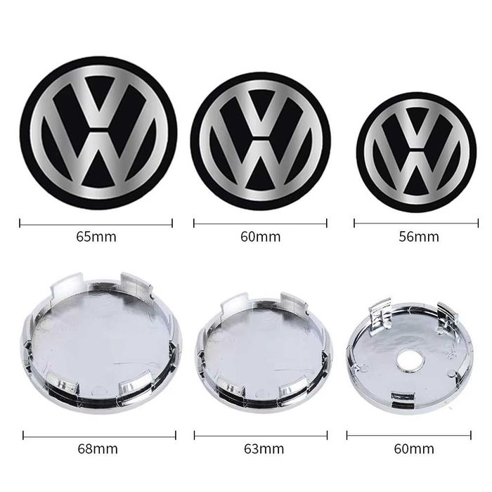 Tampa para Pneu - Logo Volkswagen
