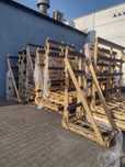 Stojak drewniany- paleta, transport- okien,