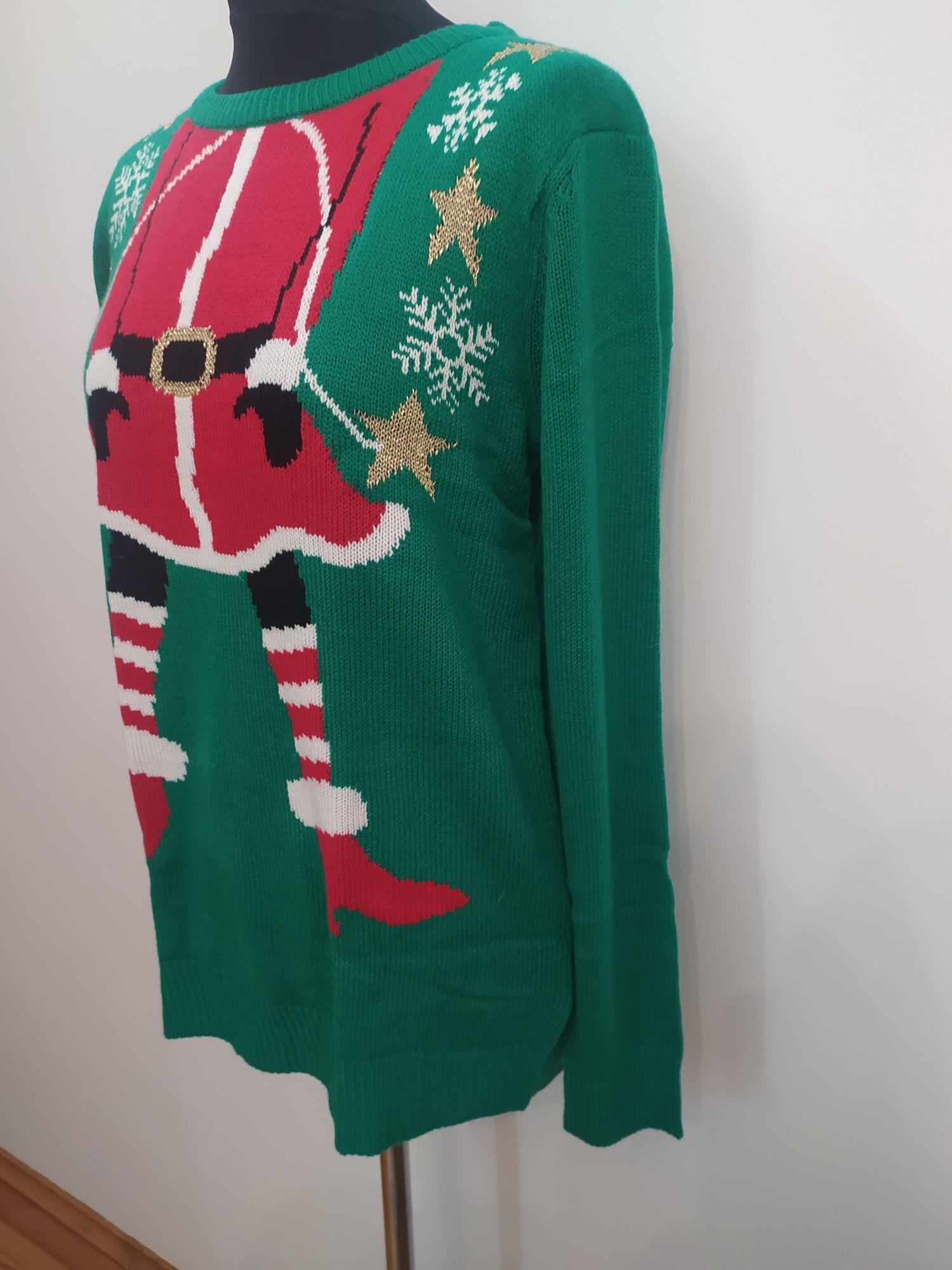 Sweter świąteczny damski  Pani Mikołajowa