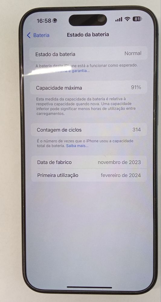 Ipnone 15 pro max, iOS 18.6.2-256GB