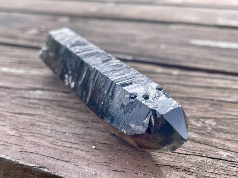 Quartzo fumado natural do Porriño