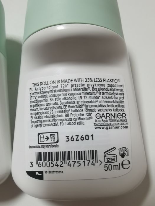 Garnier Mineral Action Control 72h 2szt