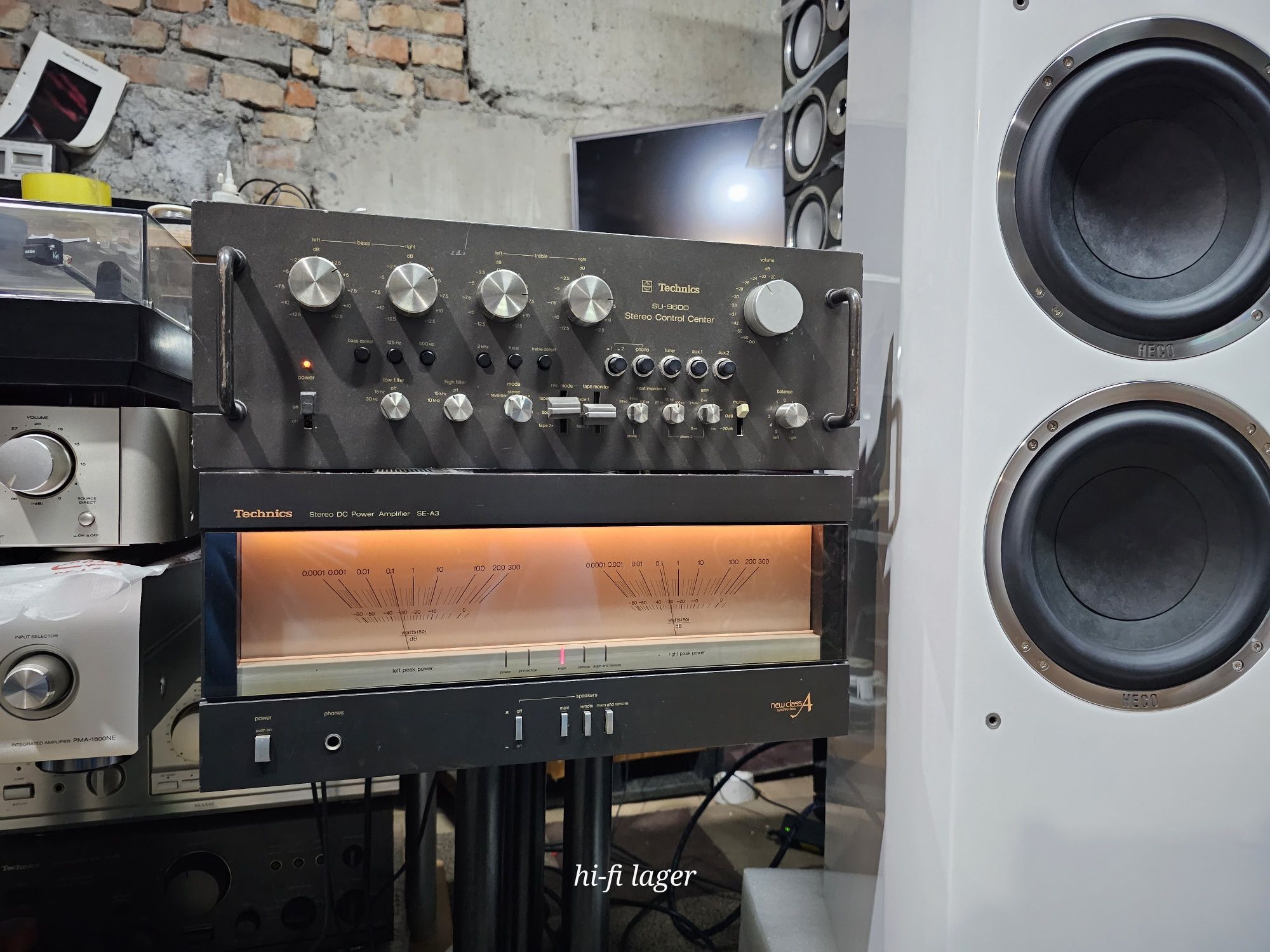 Technics su 9600 se A3 пред и оконечный усилитель