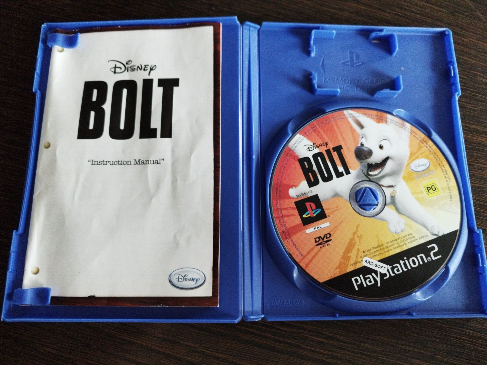 Disney BOLT Piorun gra Play Station PS2