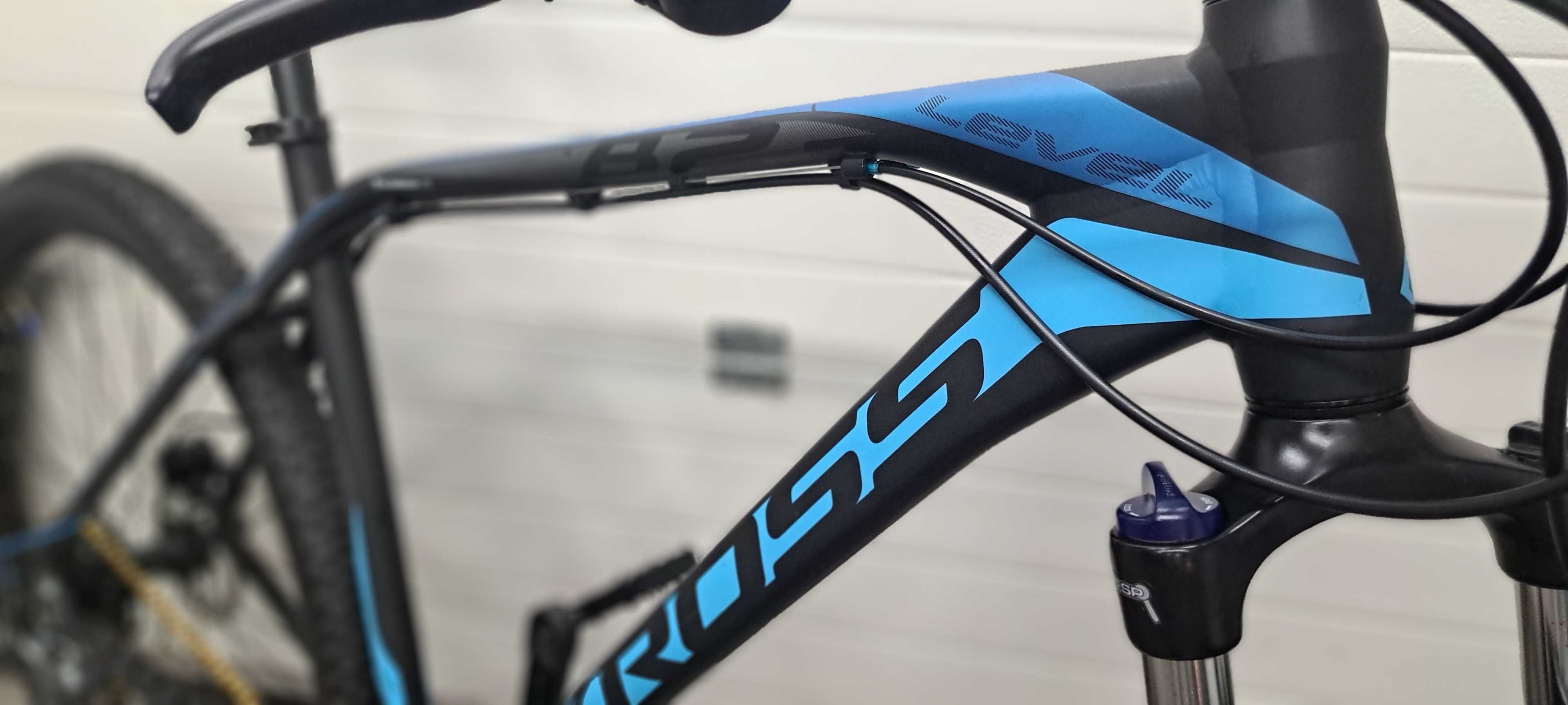 Kross LEVEL B2 PRO 21" r,L Hamulce hydrauliczne osprzęt Shimano