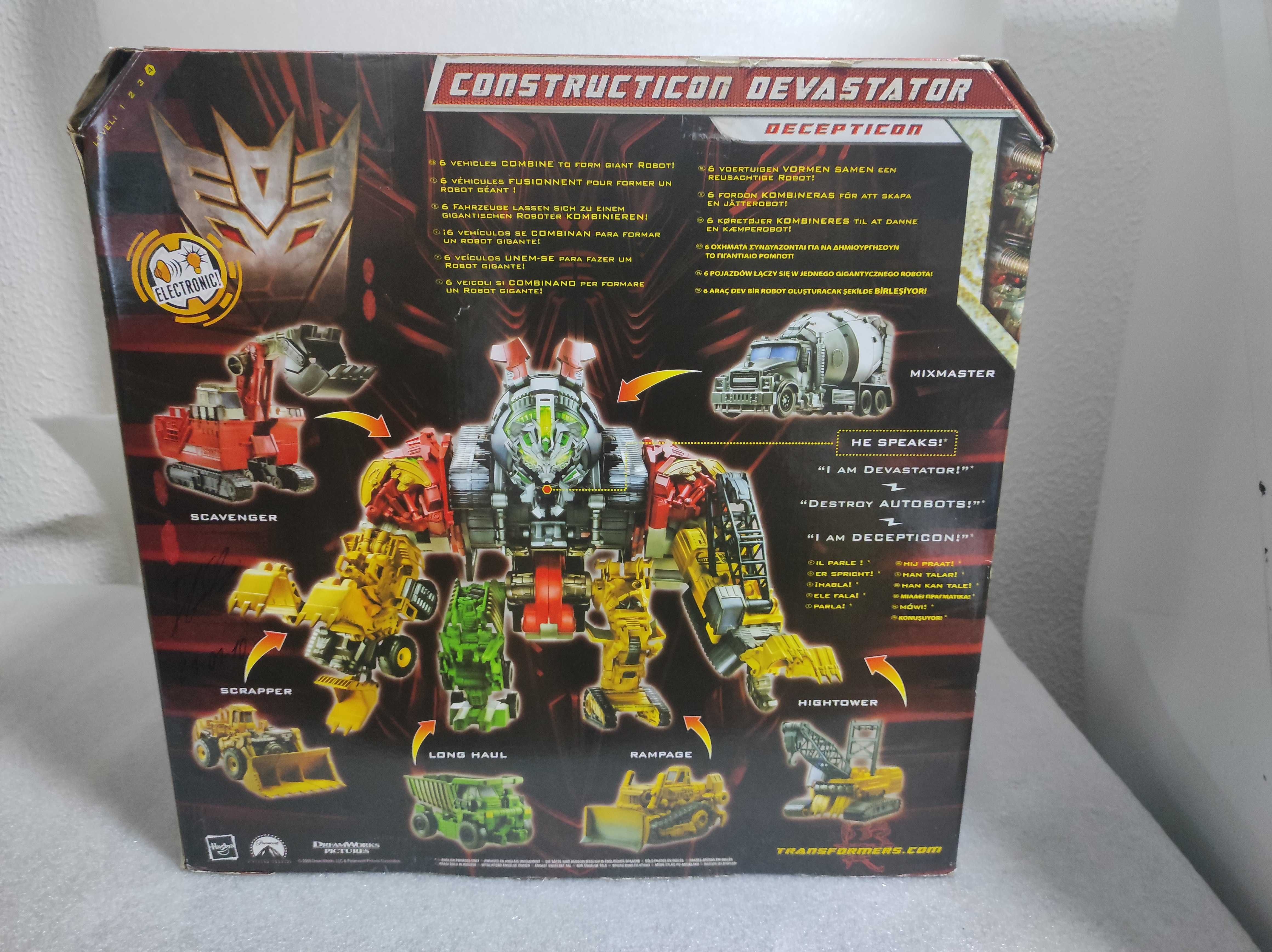 Transformers Constructicon Devastator Combine Transformers ROTF