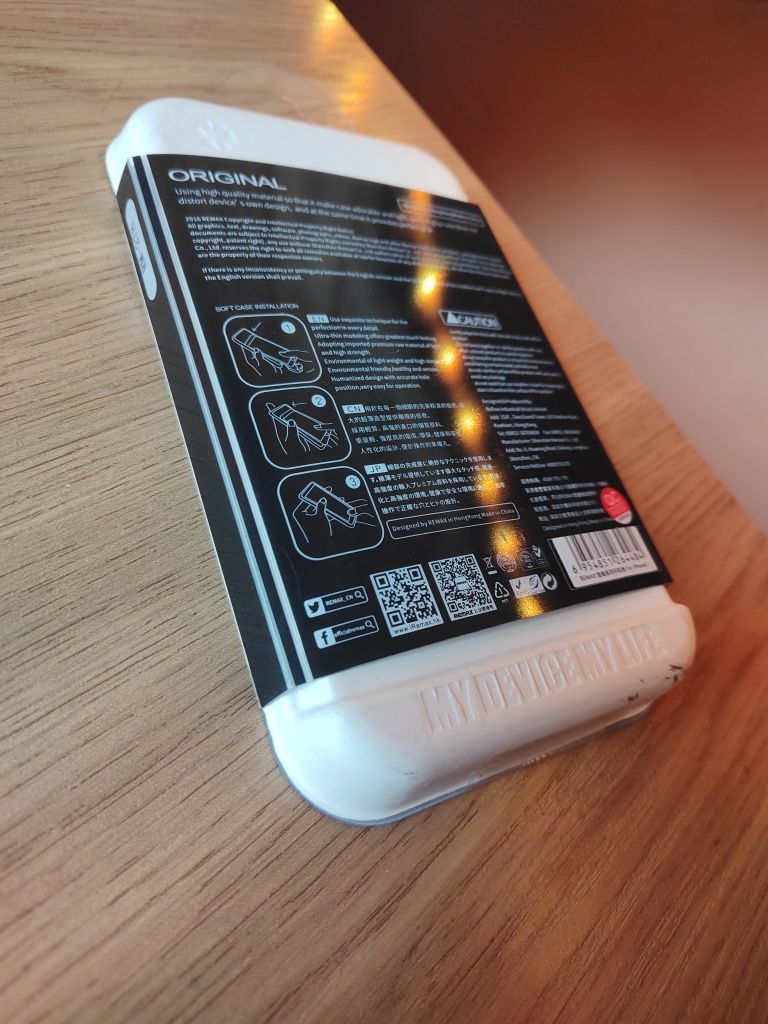 [NOWE] Etui/Case PREMIUM REMAX MUKE do Apple iPhone 7/8 *brązowa skóra