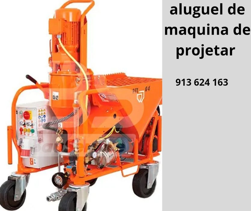 Aluguel de maquina de projetar rebocos